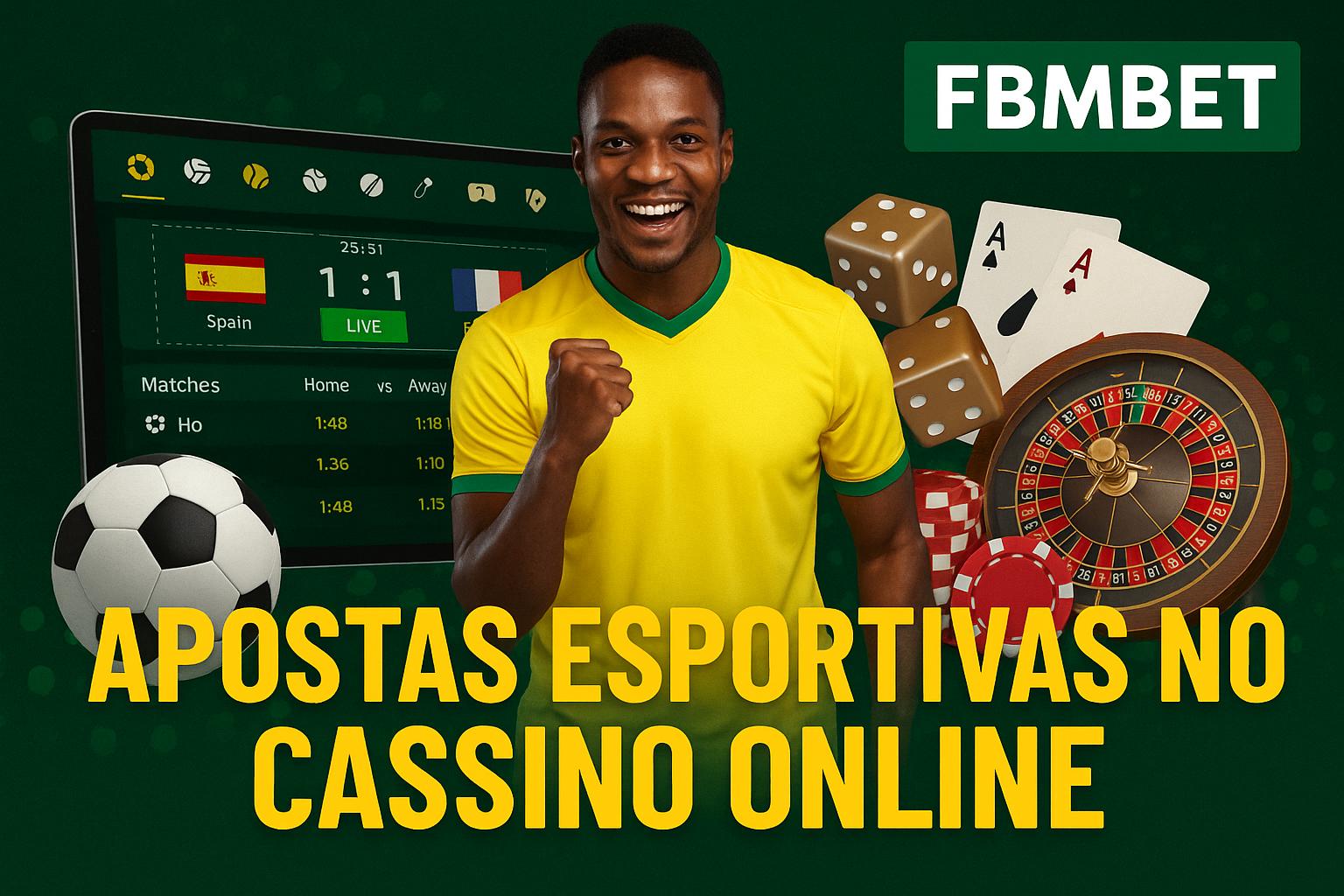 Aposte em apostas esportivas no cassino online FBMBET